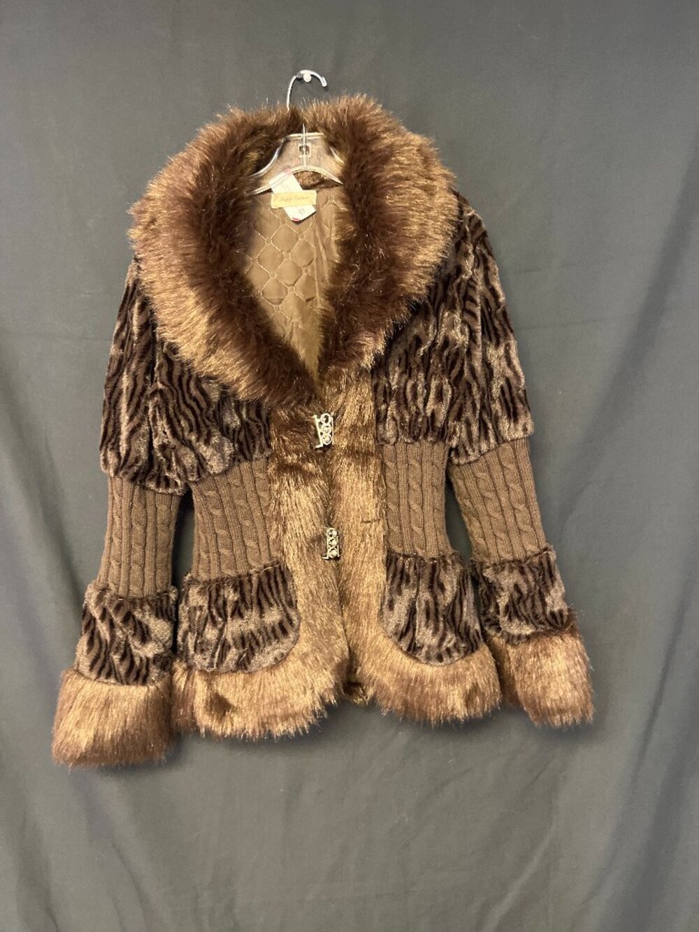 Faux Fur Vintage Simply Couture Jacket